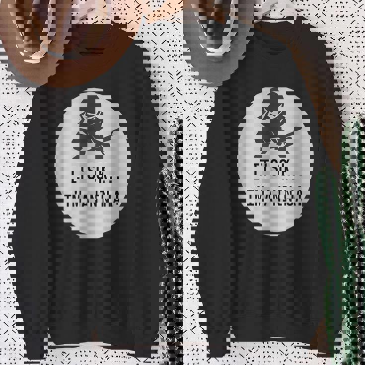 キッズ ファニーニンジャ キッズシャツ ノベルティ 忍者 幼児 男の子 スウェットシャツ 年配の女性への贈り物