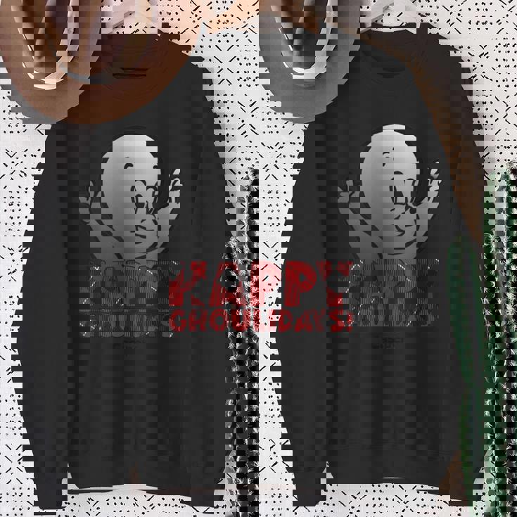 キャスパー・ザ・フレンドリー・ゴースト ヴィンテージ Happy Ghoulidays スウェットシャツ 年配の女性への贈り物