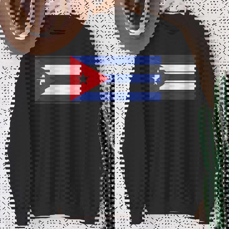 キューバ国旗 スウェットシャツ 年配の女性への贈り物