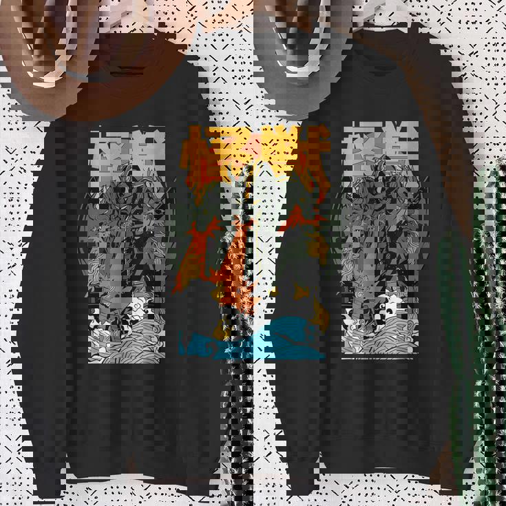 キングギドラ サンセット 和 スウェットシャツ 年配の女性への贈り物