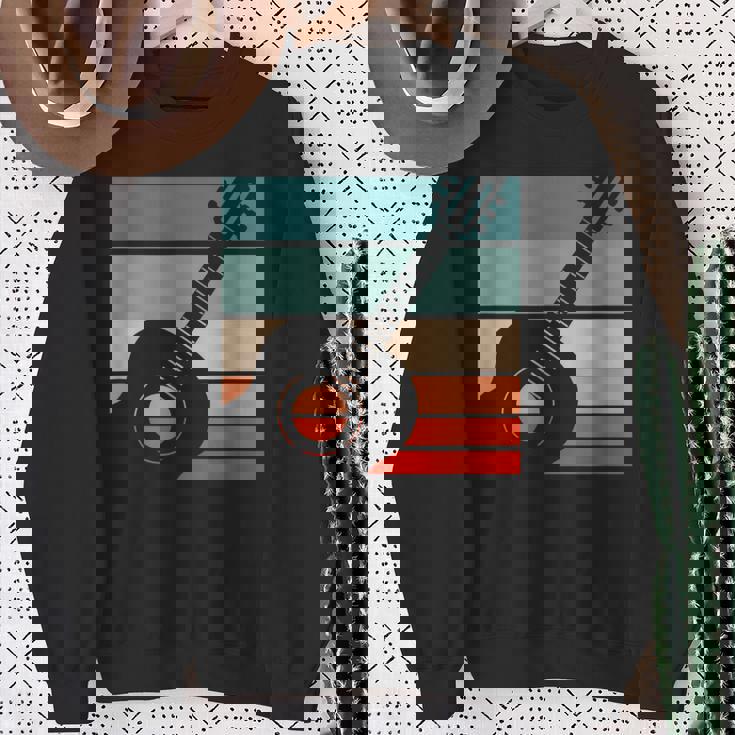 ギター レトロスタイル ビンテージ スウェットシャツ 年配の女性への贈り物