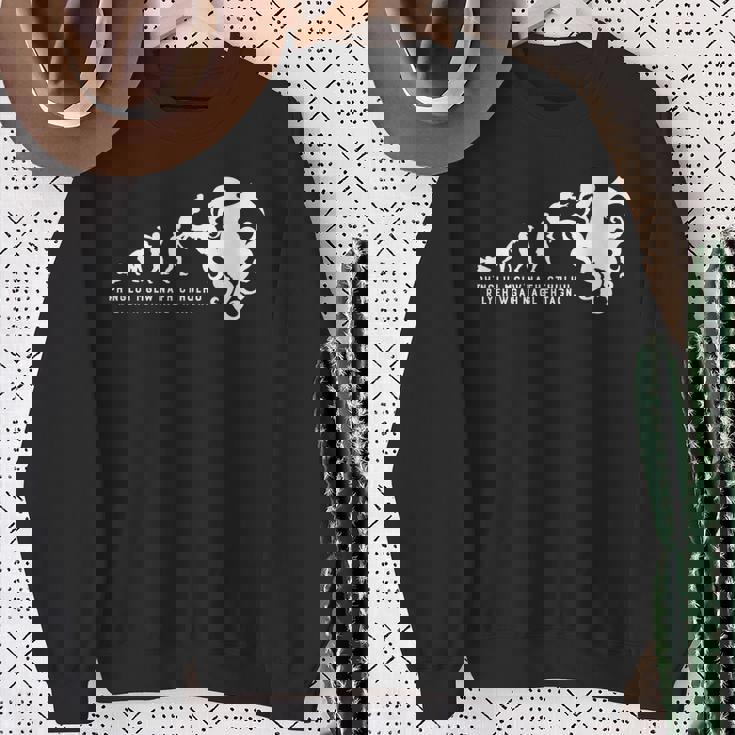 クトゥルフ神話 進化論 ラブクラフト ロールプレイ スウェットシャツ 年配の女性への贈り物