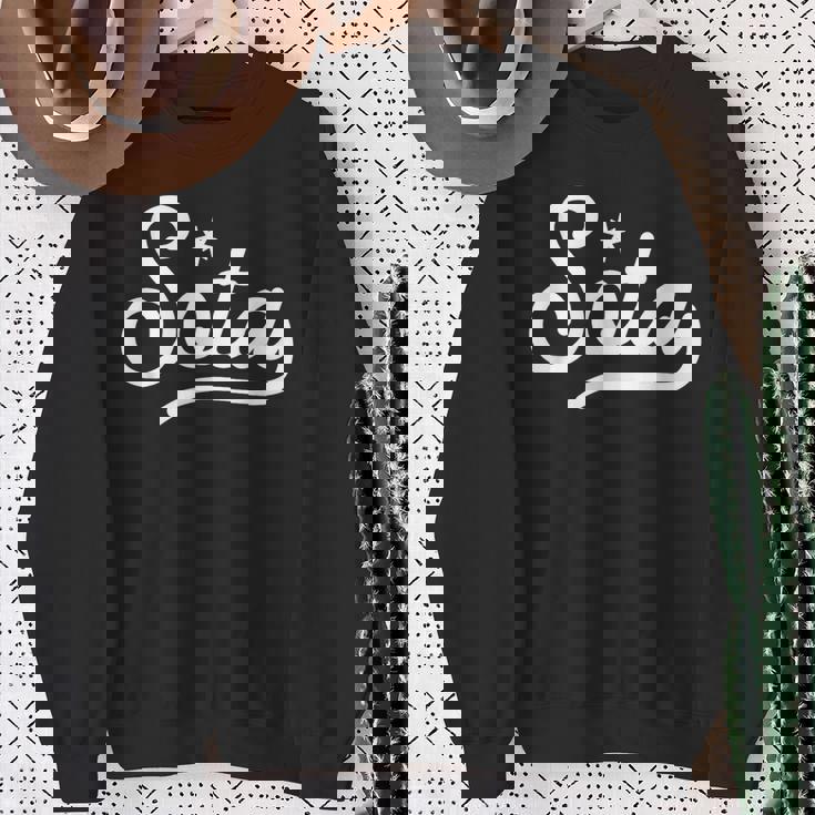 クラシックなミネソタ・ソタ州スクリプト 北極星 スウェットシャツ 年配の女性への贈り物