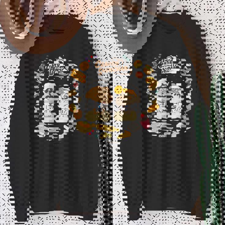 クレヨンしんちゃん ひまわりとパンづくり デザートタイム スウェットシャツ 年配の女性への贈り物