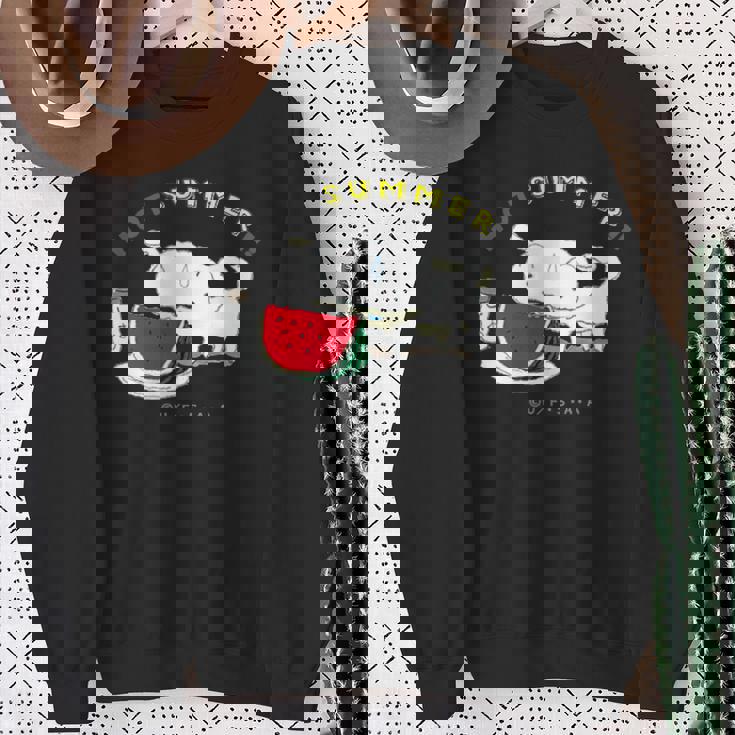 クレヨンしんちゃん シロ 夏の1日 スウェットシャツ 年配の女性への贈り物