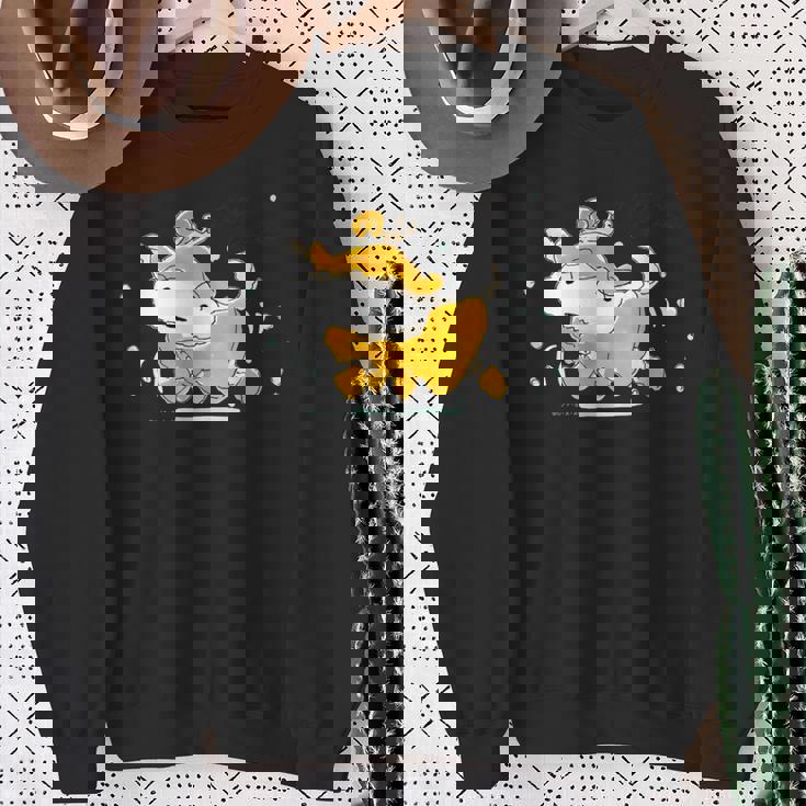 クレヨンしんちゃん シロ 雨降りおさんぽ スウェットシャツ 年配の女性への贈り物