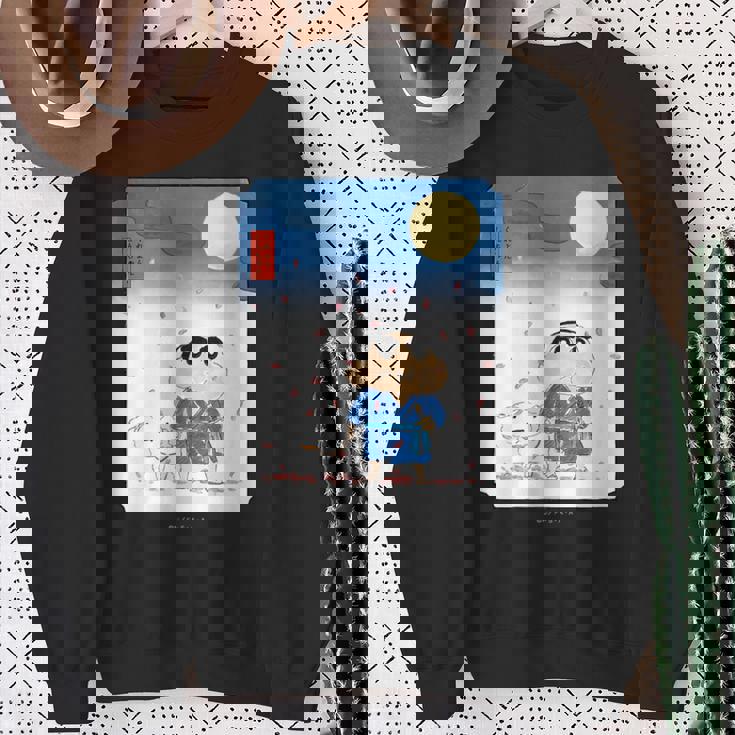 クレヨンしんちゃん 夜桜としんちゃん スウェットシャツ 年配の女性への贈り物