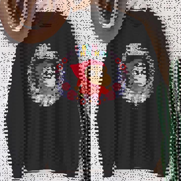 クレヨンしんちゃん 赤ずきん クレヨンタッチ スウェットシャツ 年配の女性への贈り物