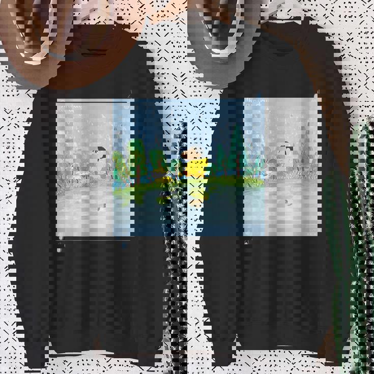 クレヨンしんちゃん 雨の日のお散歩 スウェットシャツ 年配の女性への贈り物