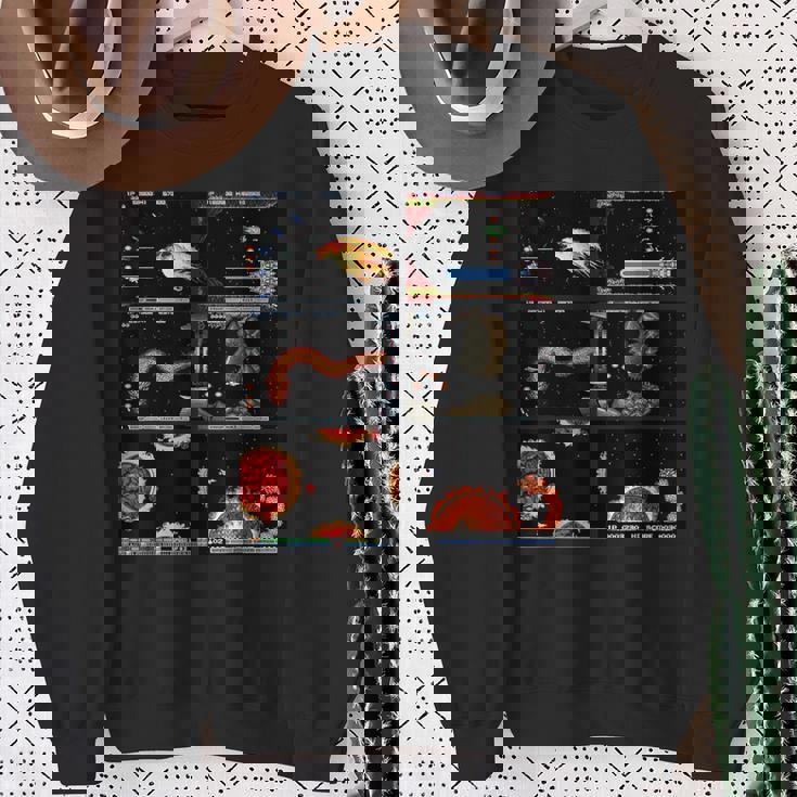 グラディウス タンクドレス スクリーンショット ボス レトロ ゲーマー 宇宙戦 スウェットシャツ 年配の女性への贈り物