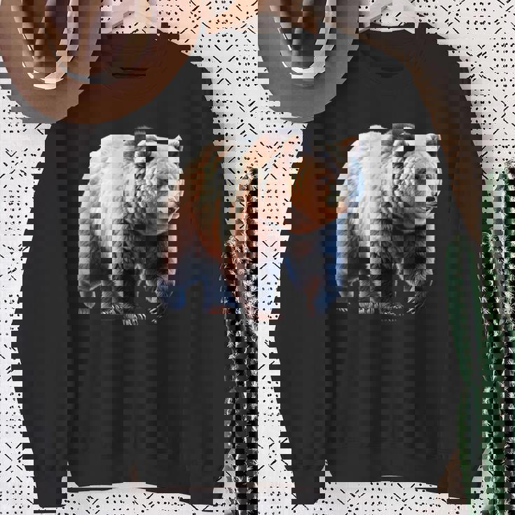 グリズリーベア×ヒグマ スウェットシャツ 年配の女性への贈り物