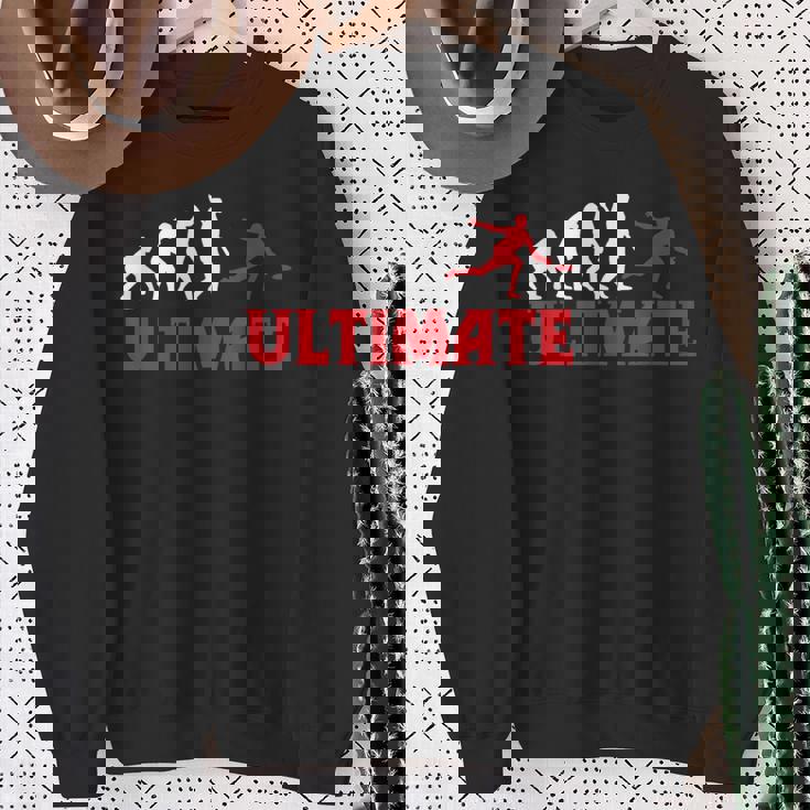 グレートアルティメットフリスビーエボリューションギフト スウェットシャツ 年配の女性への贈り物