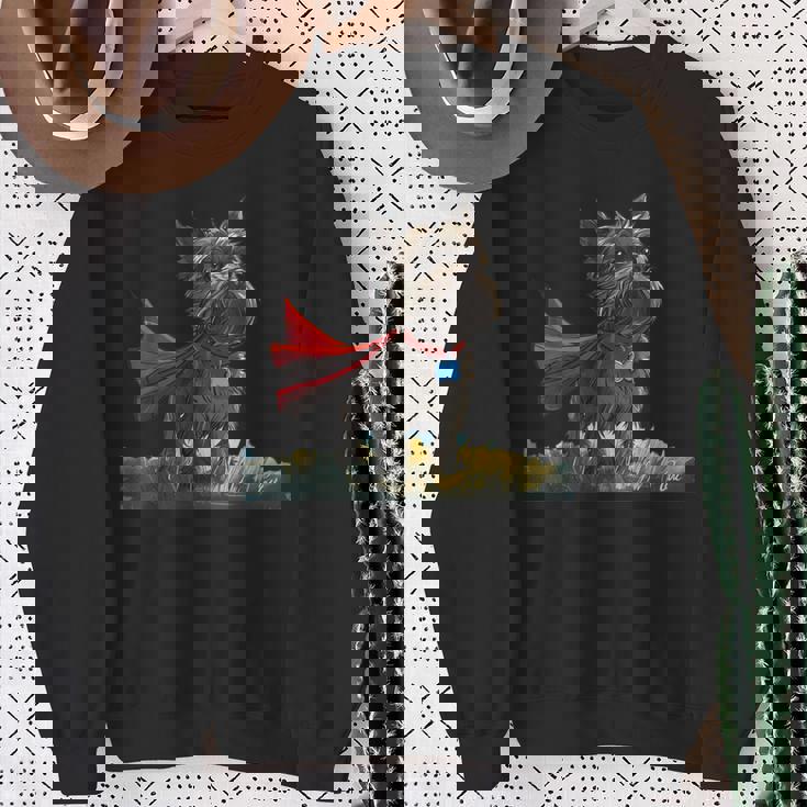 ケアンテリア犬 ケアンテリア スウェットシャツ 年配の女性への贈り物