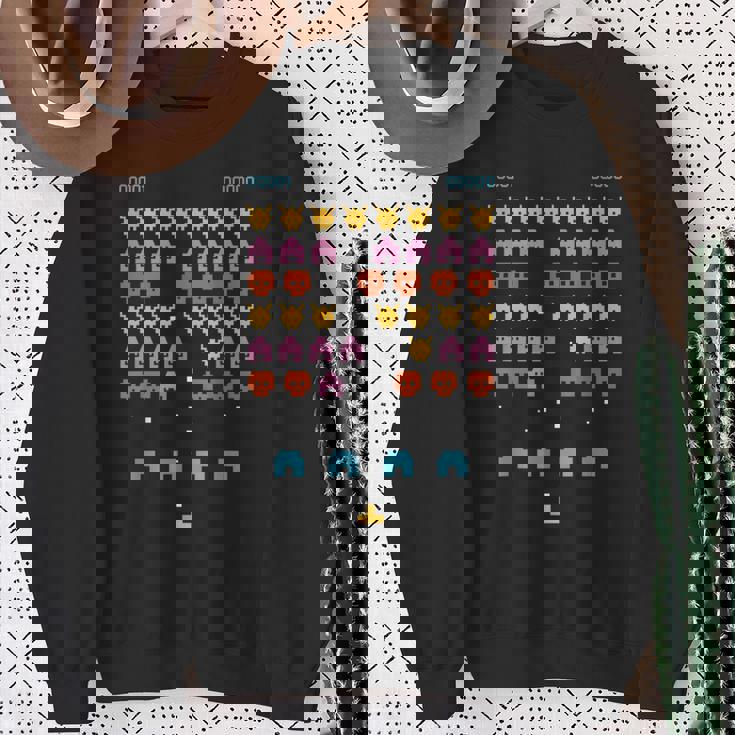 ゲーム愛好家のためのレトロなゲーマー。 スウェットシャツ 年配の女性への贈り物