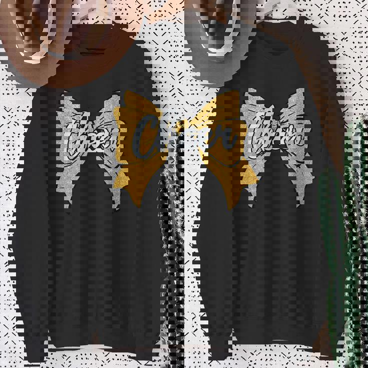 コケット チアボウ イエロー スポーツ チアリーダー チアリーダー スウェットシャツ 年配の女性への贈り物