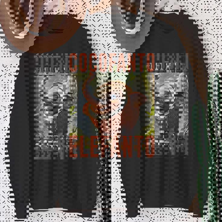 ココファント エレファント イタリアン ブレイン モンスター Ai キッズ スウェットシャツ 年配の女性への贈り物