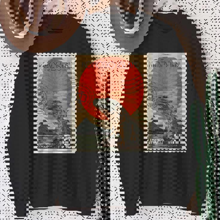 コモド島インドネシアコモドドラゴン スウェットシャツ 年配の女性への贈り物