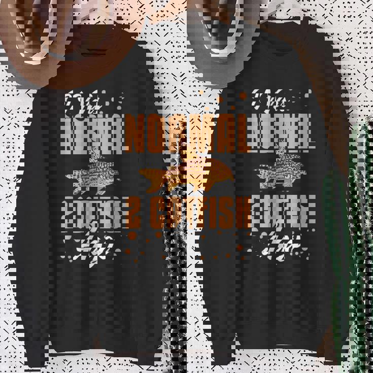 コリドラス ナマズ コリーフィッシュ パレタス アドルフォイ アクアリウム スウェットシャツ 年配の女性への贈り物