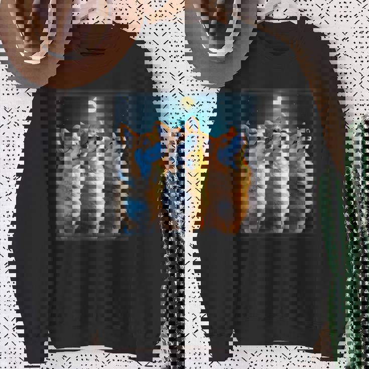 コーギー 面白いtシャツ 犬 かわいい メンズ 子供 おもしろ 服 雑貨 グッズ ネタ わんこ イヌ スウェットシャツ 年配の女性への贈り物