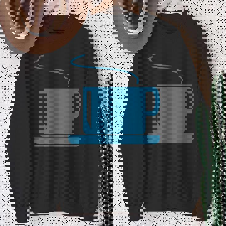 コーヒー、紅茶、カップ スウェットシャツ 年配の女性への贈り物