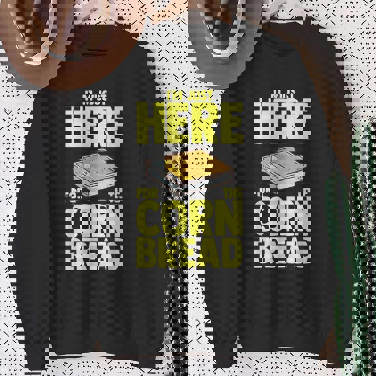 コーンブレッドレシピ 食べ物 面白いコーンベーキング スウェットシャツ 年配の女性への贈り物