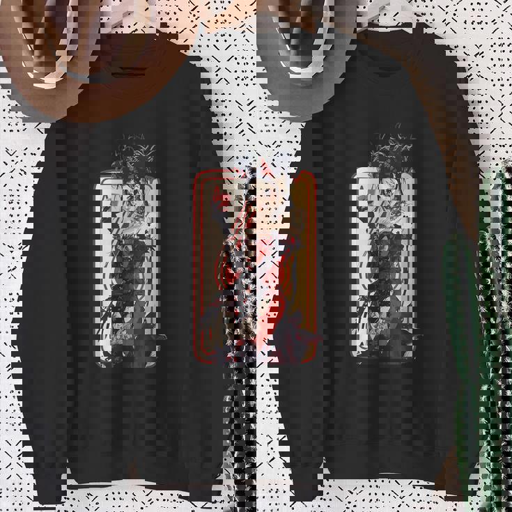 ゴス ハーレクイン ハーレクイン パンク ヴィンテージ レトロ ストリートウェア スウェットシャツ 年配の女性への贈り物