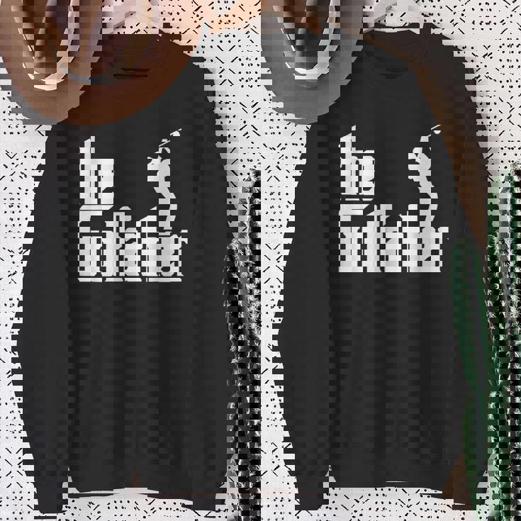 ゴルファザーの面白いゴルフの父神父お父さんゴルファー スウェットシャツ 年配の女性への贈り物