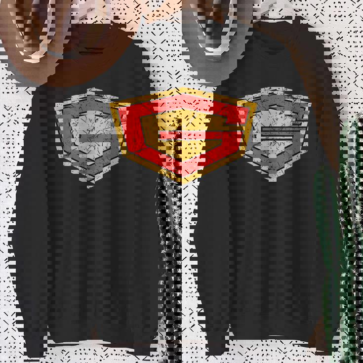 サイエンス忍者チーム ガッチャマン ビンテージアニメーションシリーズロゴ スウェットシャツ 年配の女性への贈り物