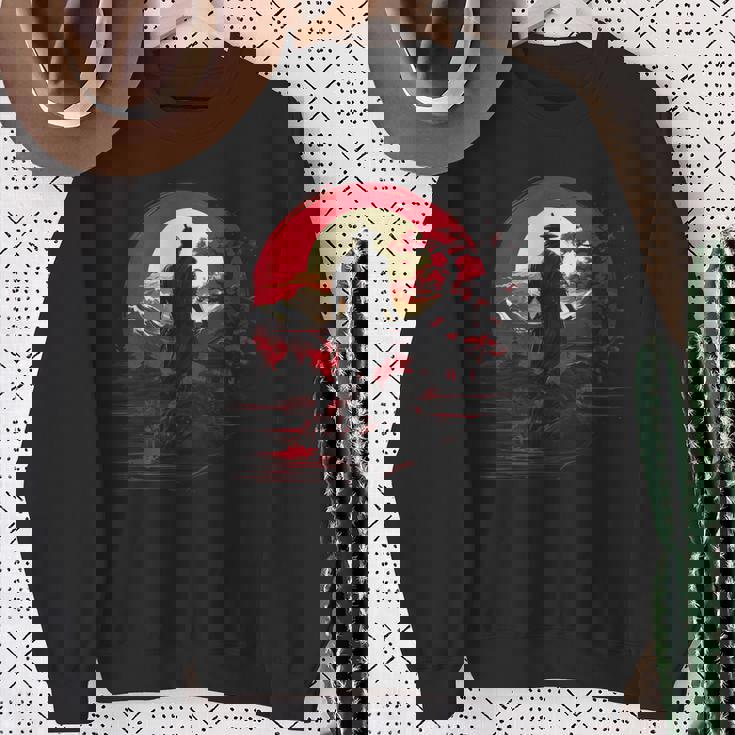 サムライ・カタナ 名誉 武道 日本語 スウェットシャツ 年配の女性への贈り物