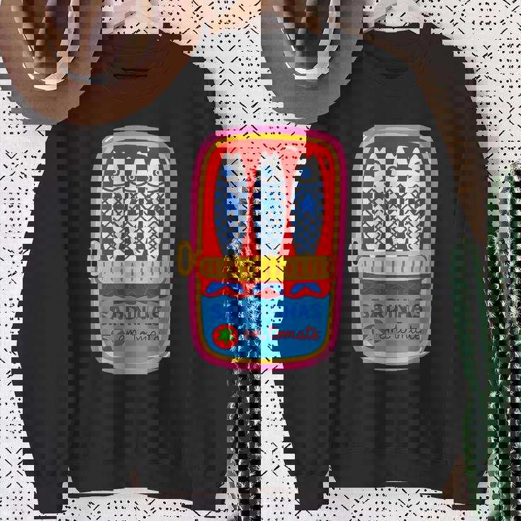 サルディーニャス エム トメイト 遊び心のあるイラスト スウェットシャツ 年配の女性への贈り物