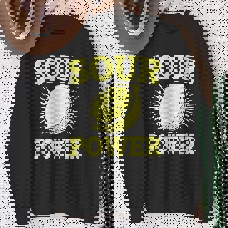 サワーパワー レモンフルーツ スウェットシャツ 年配の女性への贈り物