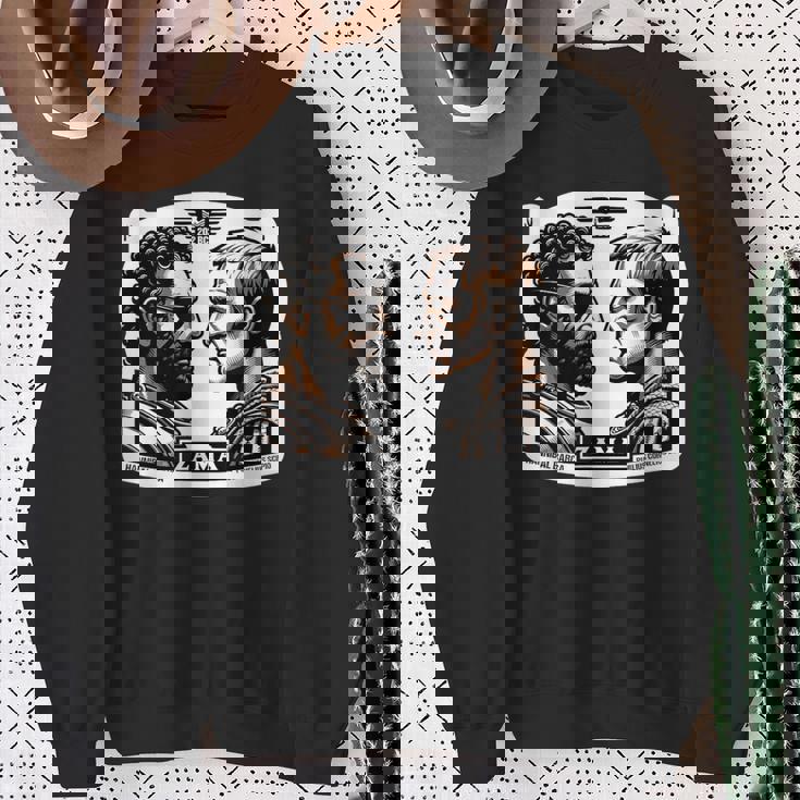 ザマ・ハンニバル対スキピオ ローマとカルタゴのポエニ戦争 スウェットシャツ 年配の女性への贈り物