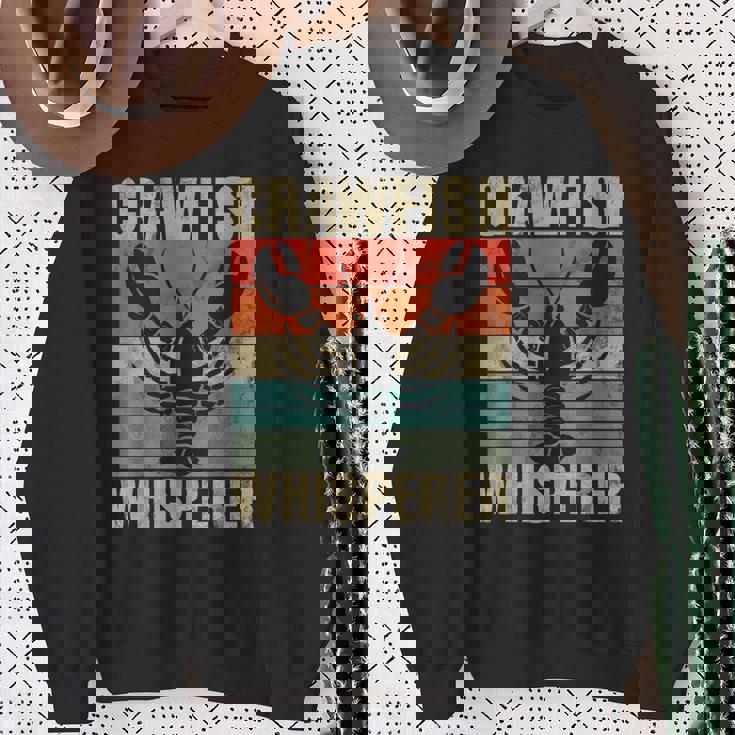 ザリガニ レトロ 面白い ザリガニ シーフード ロブスター ザリガニ好き スウェットシャツ 年配の女性への贈り物