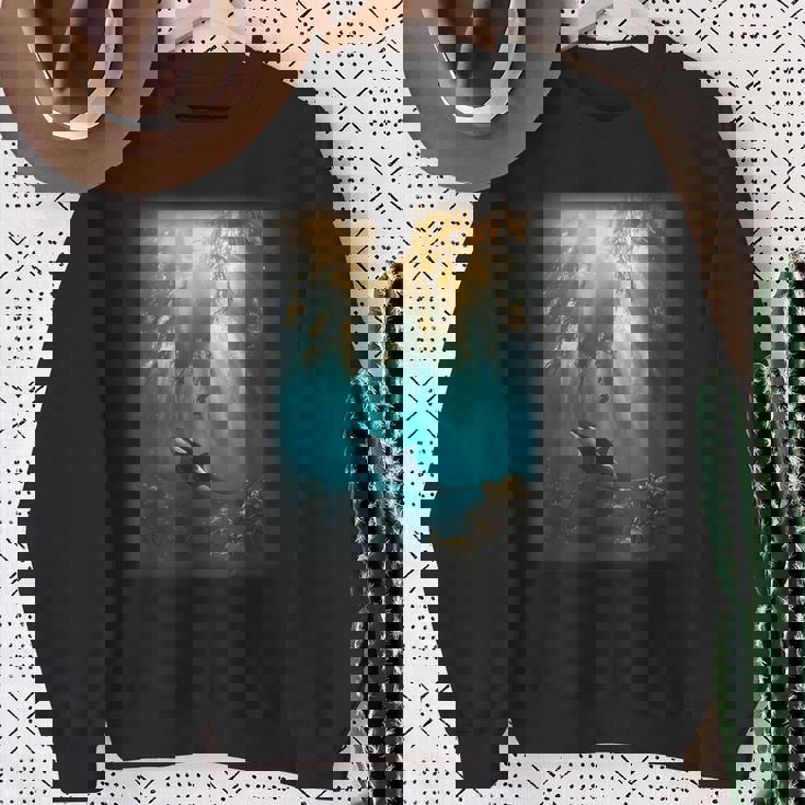 シャチが特徴的なシャチ。 スウェットシャツ 年配の女性への贈り物