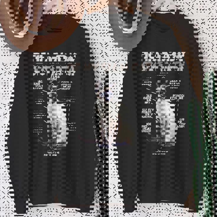 シャム猫スウェットシャツ 年配の女性への贈り物