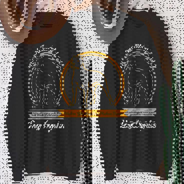 シュッツェンゲル・ドゴ・アルヘンティーノ・ドゴ・アルヘンティーノ・フンド スウェットシャツ 年配の女性への贈り物