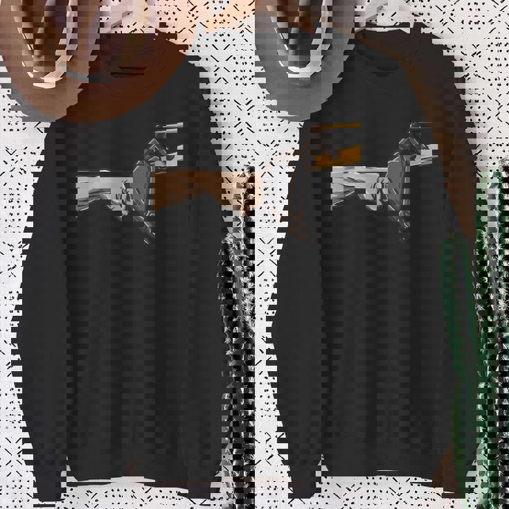 ショベルカー バケット 拳 バンプダッド ジョーク 面白い相棒 人生用 スウェットシャツ 年配の女性への贈り物