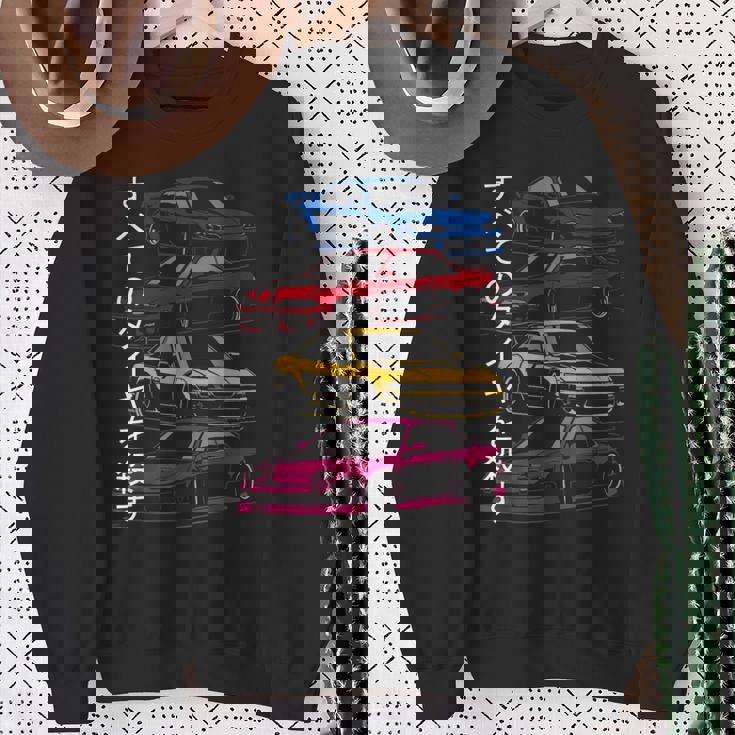 シルビア131415 恋人 スポーツカー スウェットシャツ 年配の女性への贈り物