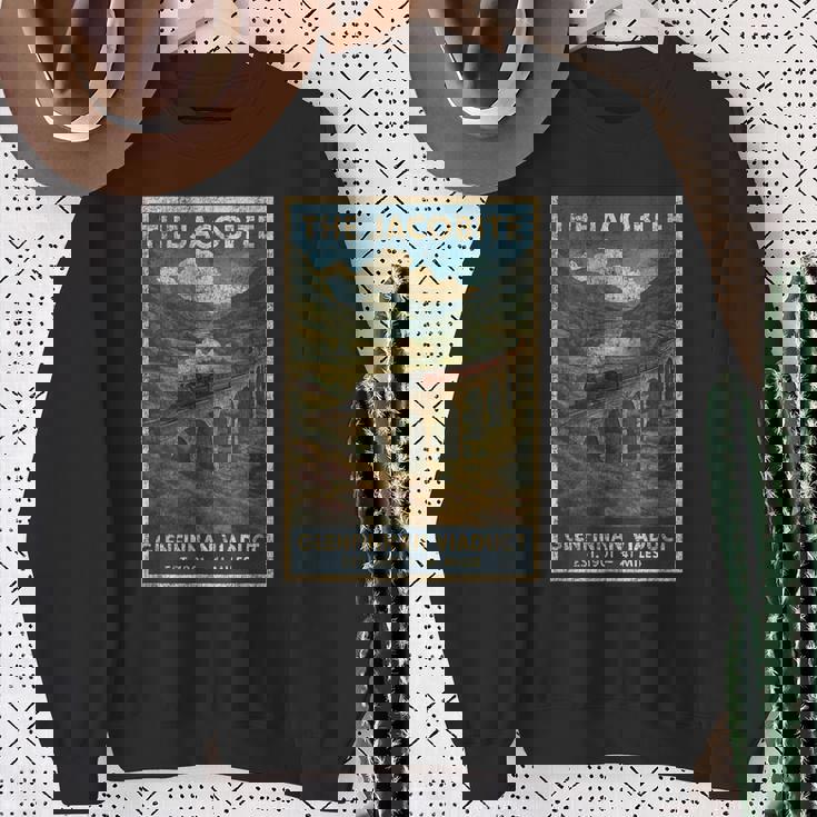 ジャコバイト蒸気レールトレイン スウェットシャツ 年配の女性への贈り物