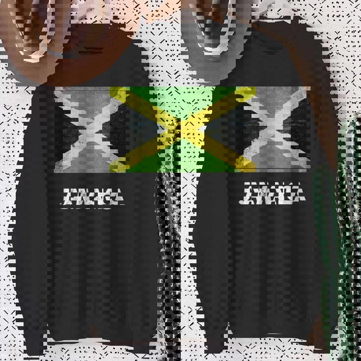 ジャマイカ ジャマイカ国旗 スウェットシャツ 年配の女性への贈り物