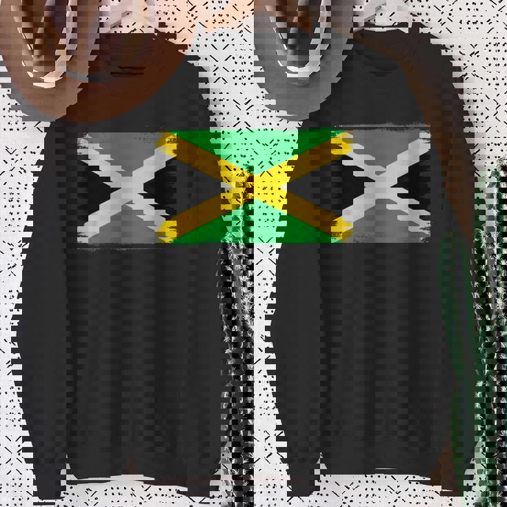 ジャマイカ国旗ジャマイカ スウェットシャツ 年配の女性への贈り物