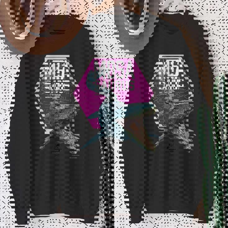 ジュラシック・ワールド Mosasaurus Data スウェットシャツ 年配の女性への贈り物