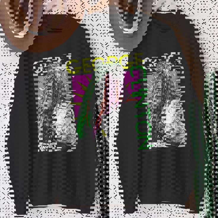 ジョージ・クリントン ファンカデリック コミック バースト スウェットシャツ 年配の女性への贈り物