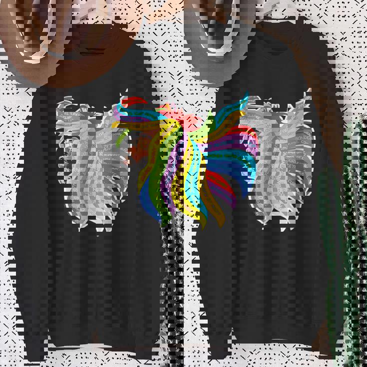 ジョージ・クリントン レインボーヘア スウェットシャツ 年配の女性への贈り物