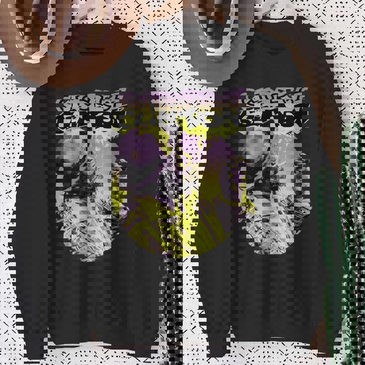 ジョージ・クリントンの煙の写真 スウェットシャツ 年配の女性への贈り物