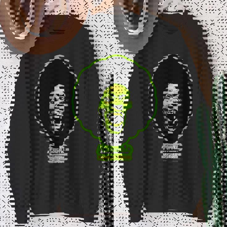 ジョージ・クリントン・ファンカデリック・グリーン・マゴット・ブレイン スウェットシャツ 年配の女性への贈り物