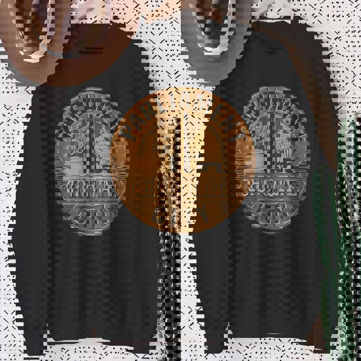 ジョージ・クリントン議会ファンカデリック・チョコレート・シティ スウェットシャツ 年配の女性への贈り物