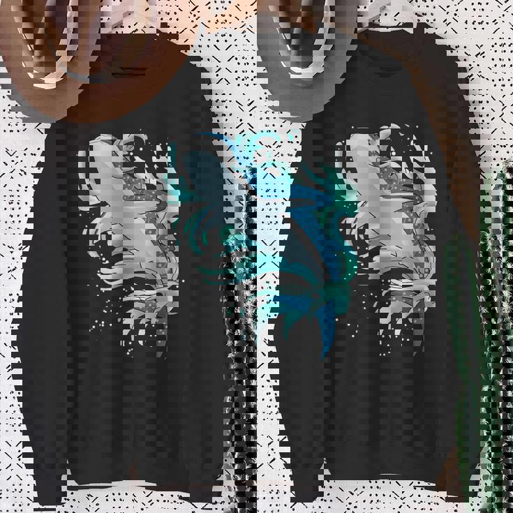 ジンベイザメシャツボーイズジンベイザメギフトガールズスキューバダイビング スウェットシャツ 年配の女性への贈り物