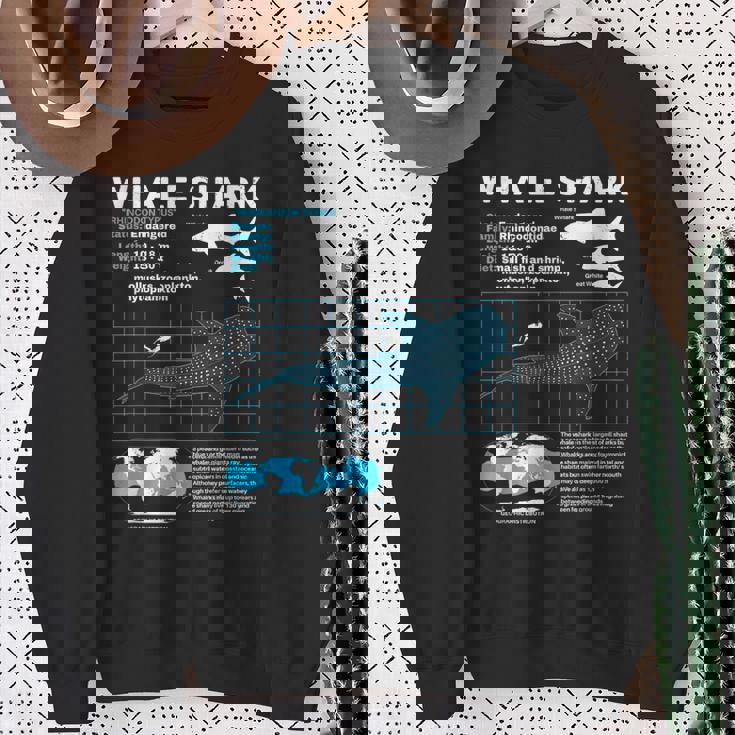 ジンベイザメ情報ページ スウェットシャツ 年配の女性への贈り物