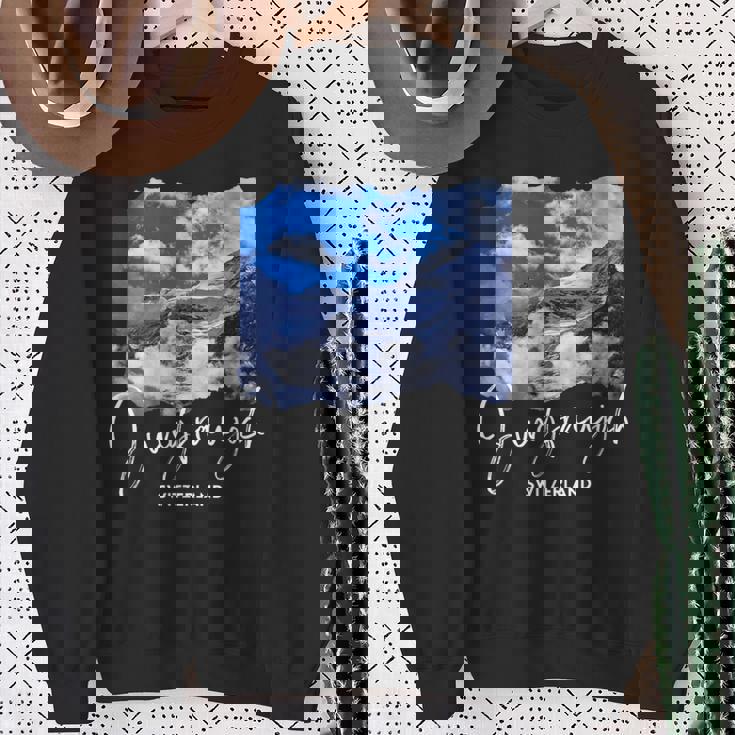 スイス ユングフラウヨッホ お土産 ユングフラウヨッホ スウェットシャツ 年配の女性への贈り物